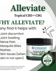 Alleviate | CBD + CBG Topical