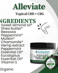 Alleviate | CBD + CBG Topical