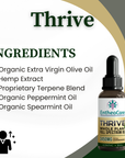 Thrive by Gilbert Brown | 2000mg Whole Plant Full Spectrum CBD Oil