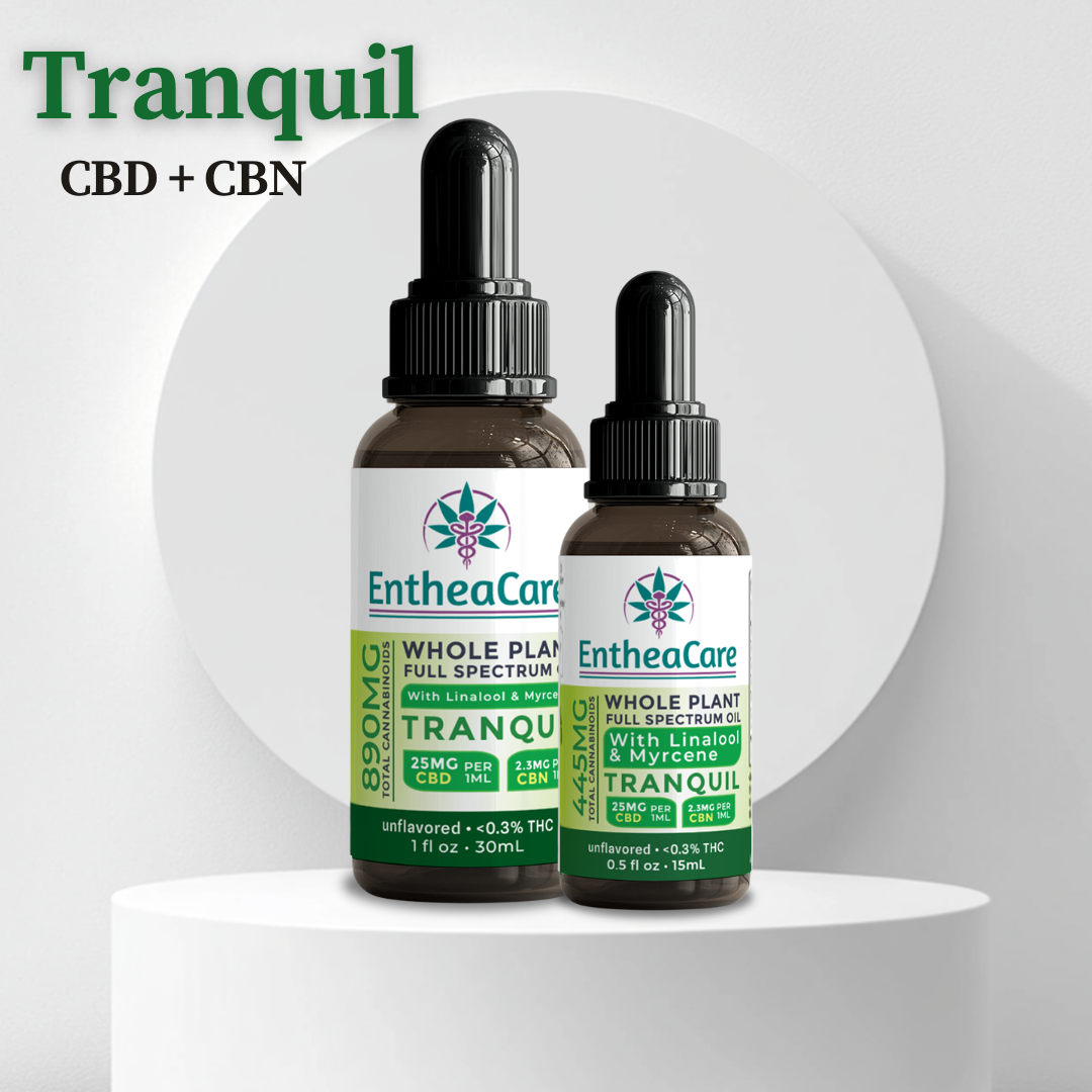 Tranquil | Whole Plant Full Spectrum CBD + CBN Oil – EntheaCare