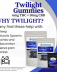 Twilight Gummies | THC + CBD Gummies for Sleep - 30 Pack