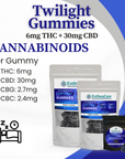 Twilight Gummies | THC + CBD Gummies for Sleep