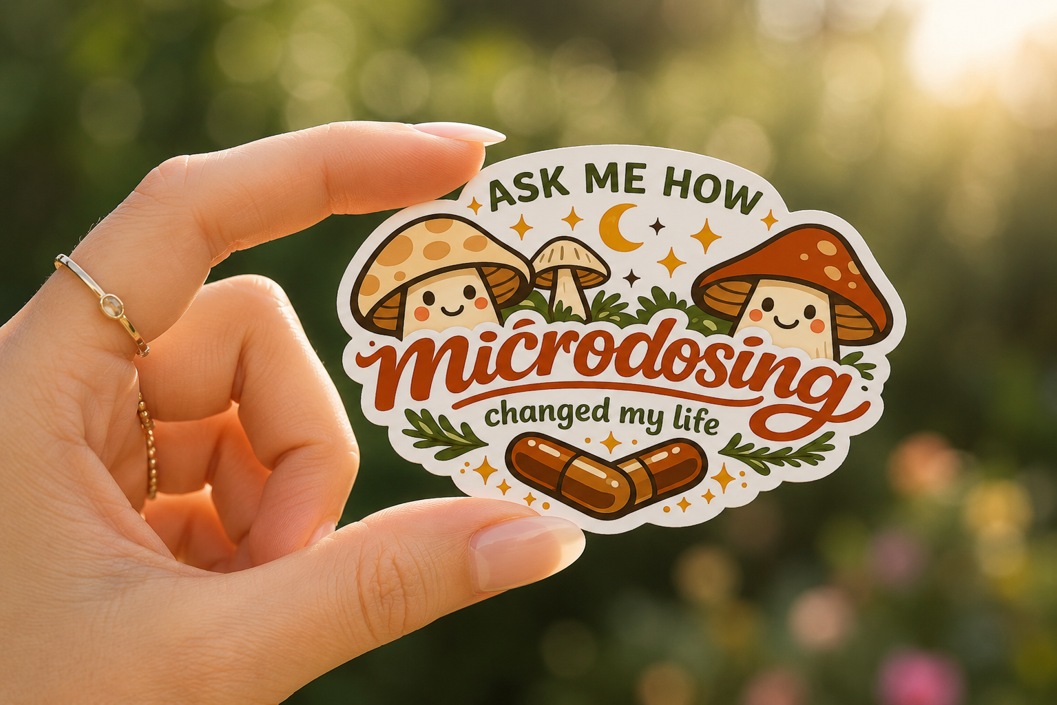 Microdosing Sticker