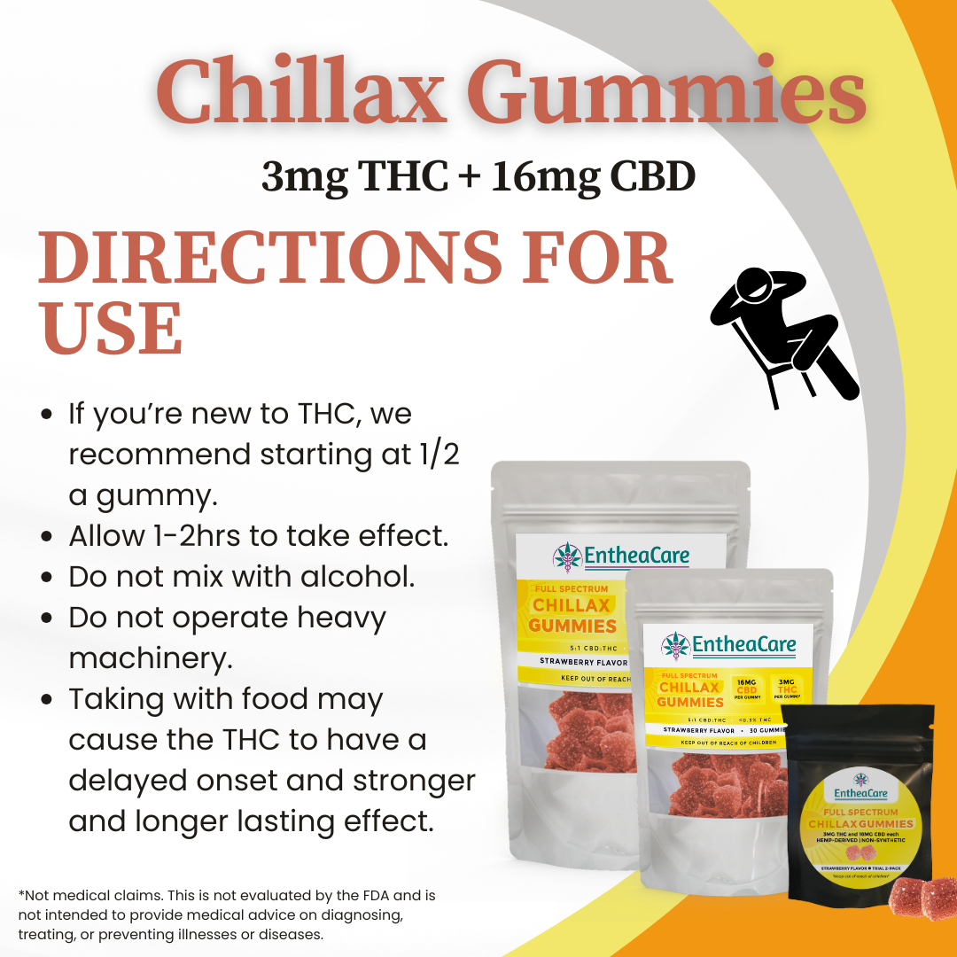 Chillax | Full Spectrum Low Dose THC + CBD Gummies