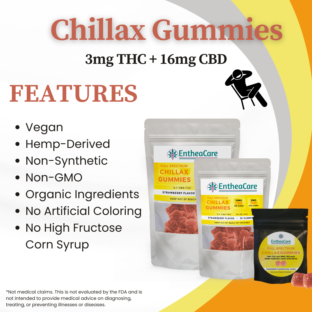 Chillax | Full Spectrum Low Dose THC + CBD Gummies