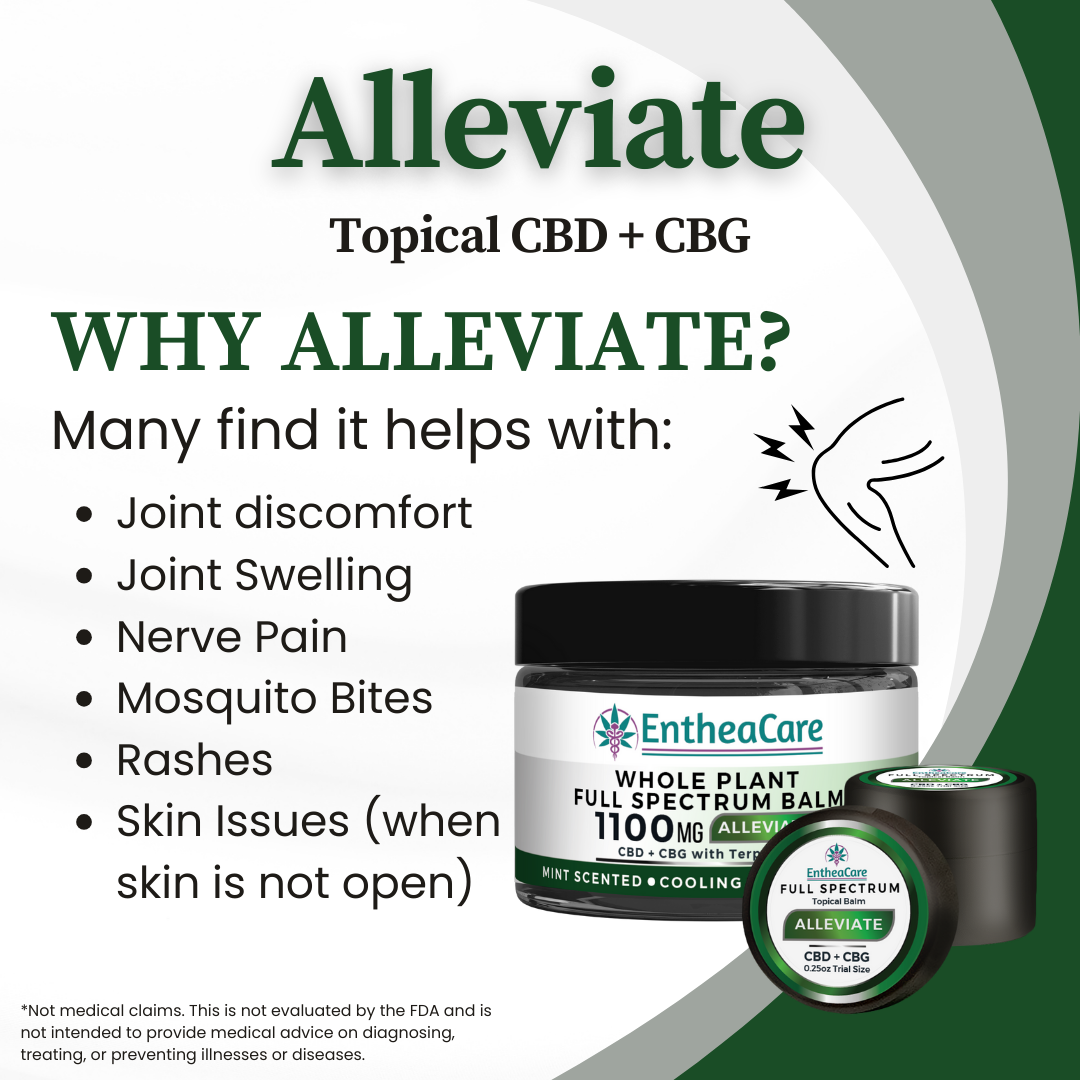 Alleviate | CBD + CBG Topical