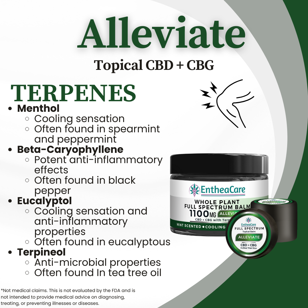 Alleviate | CBD + CBG Topical