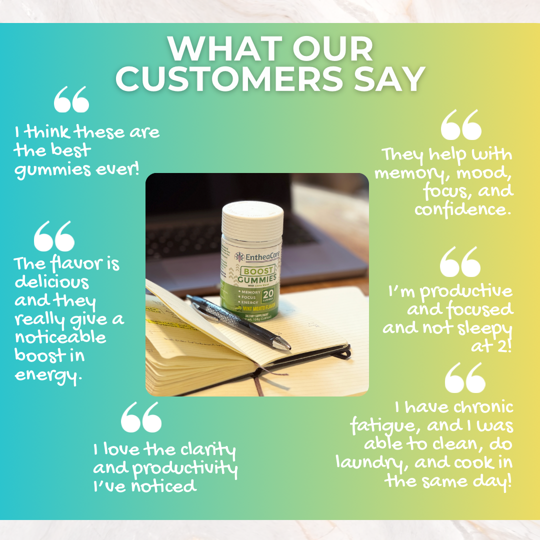 Boost Gummies | Energy, Focus, &amp; Memory