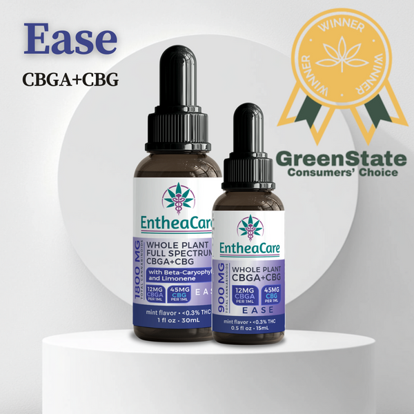 Ease | Whole Plant Full Spectrum CBGA + CBG Oil – EntheaCare