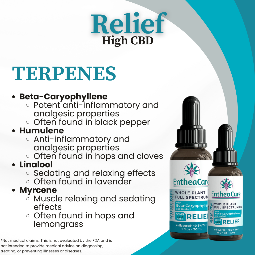 Relief | Whole Plant Full Spectrum High CBD Oil