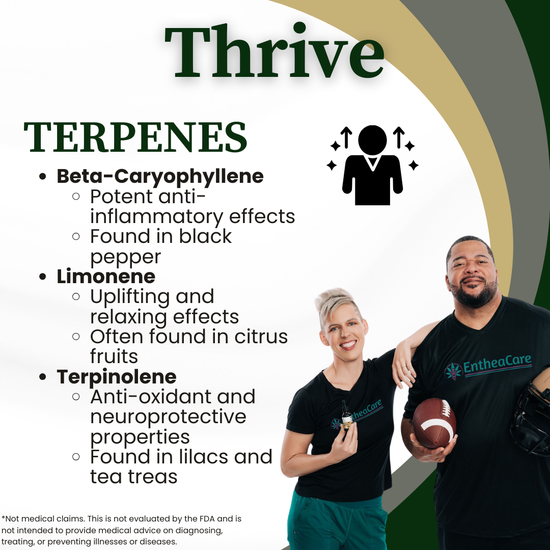 Thrive by Gilbert Brown | 2000mg Whole Plant Full Spectrum CBD Oil