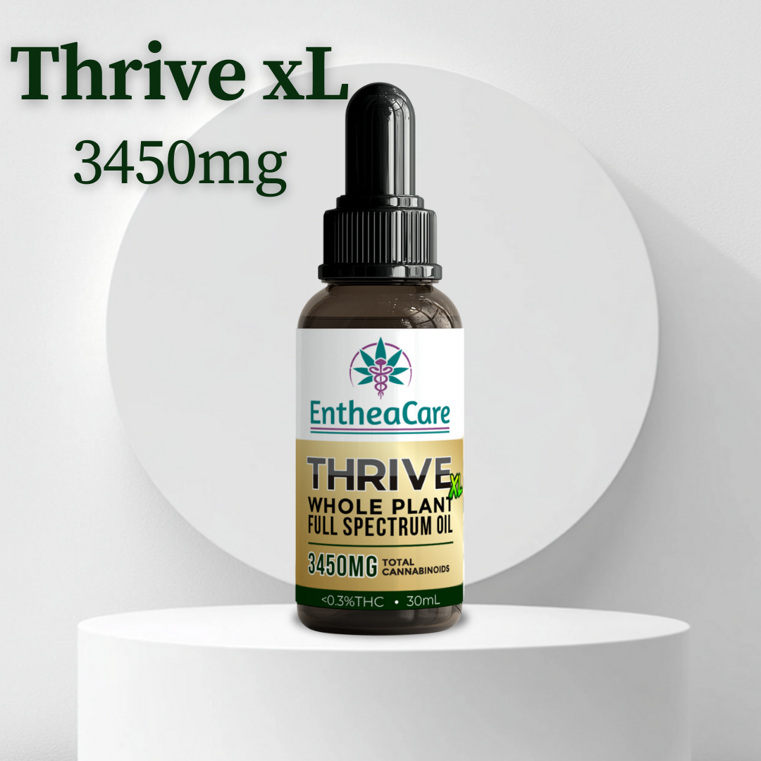 Thrive xL | 3450mg Whole Plant Full Spectrum CBD Oil – EntheaCare