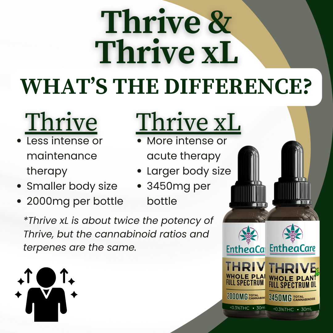 Thrive xL | 3450mg Whole Plant Full Spectrum CBD Oil