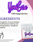 YoniEase | Whole Plant Full Spectrum CBD Suppositories