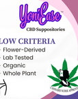 YoniEase | Whole Plant Full Spectrum CBD Suppositories